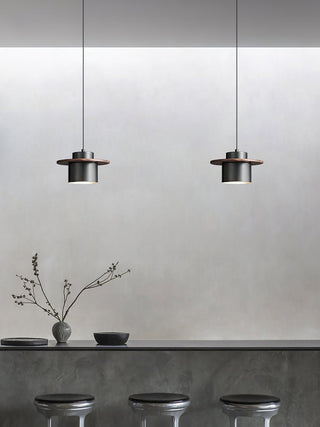 Aurora Lustre Suspendu Industriel En Laiton