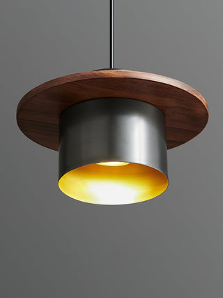 Aurora Lustre Suspendu Industriel En Laiton