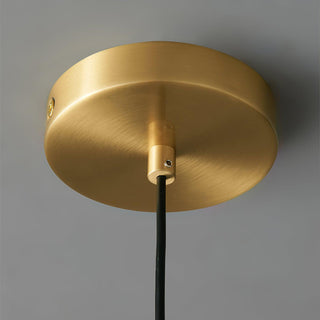 Aurora Lustre Suspendu Industriel En Laiton