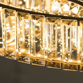 Lustra Lustre Anneau en Cristal Doré