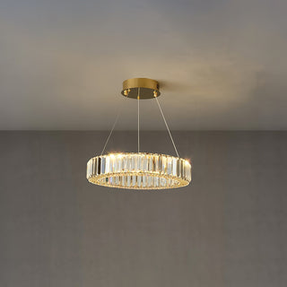Lustra Lustre Anneau en Cristal Doré
