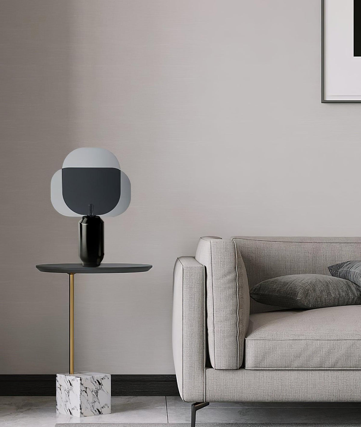 Lumo Trendy Acrylic Table Lamp-Neutral Decor