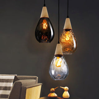 Solara Suspension en Verre Clair Nordique Moderne