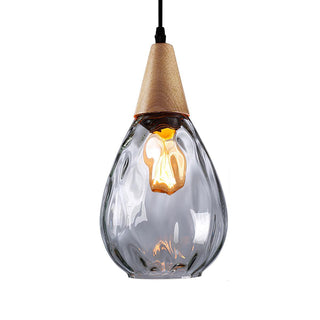 Solara Suspension en Verre Clair Nordique Moderne