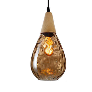 Solara Suspension en Verre Clair Nordique Moderne