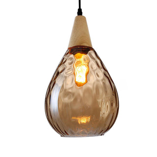 Solara Suspension en Verre Clair Nordique Moderne