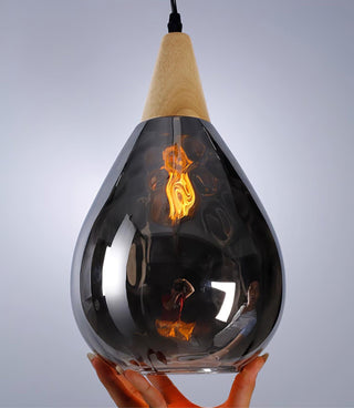 Solara Suspension en Verre Clair Nordique Moderne