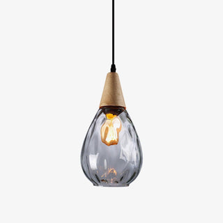 Solara Suspension en Verre Clair Nordique Moderne