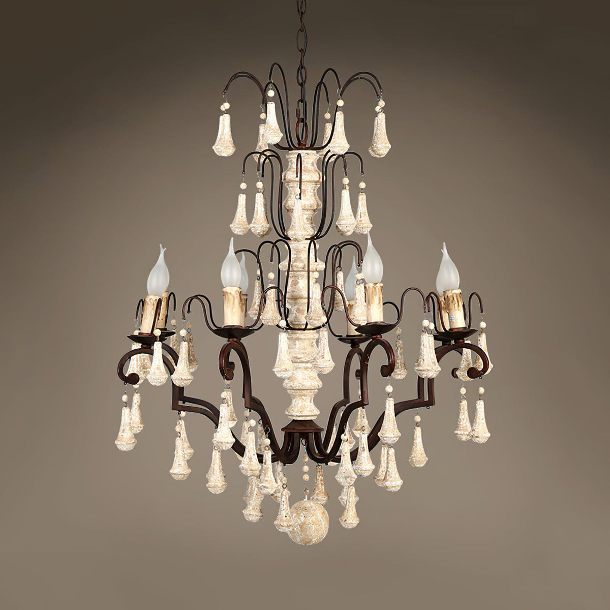 Jonas Lustre en Bois de Luxe