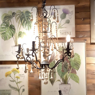 Jonas Lustre en Bois de Luxe