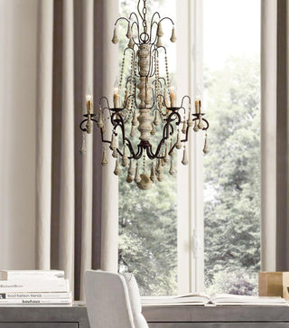 Jonas Lustre en Bois de Luxe