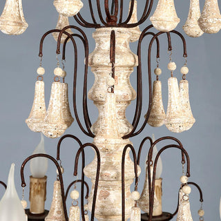 Jonas Lustre en Bois de Luxe