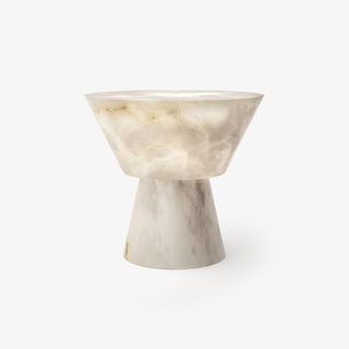 Ane Lampe de Table en Albâtre