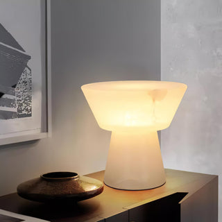 Ane Lampe de Table en Albâtre