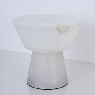 Ane Lampe de Table en Albâtre