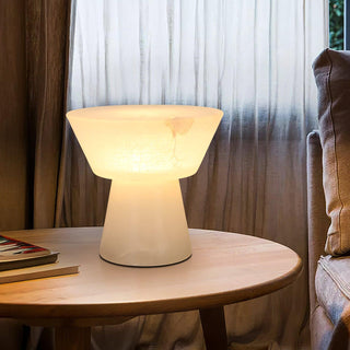 Ane Lampe de Table en Albâtre