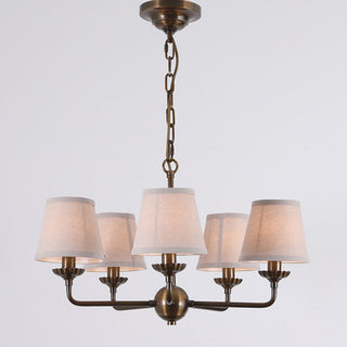 Gloruvyh Ancien Industriel Tissu Métal Lustre