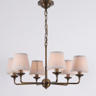 Gloruvyh Ancien Industriel Tissu Métal Lustre
