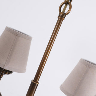 Gloruvyh Ancien Industriel Tissu Métal Lustre