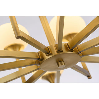 Himinuvyh Ancien Industriel Métal Verre Lustre