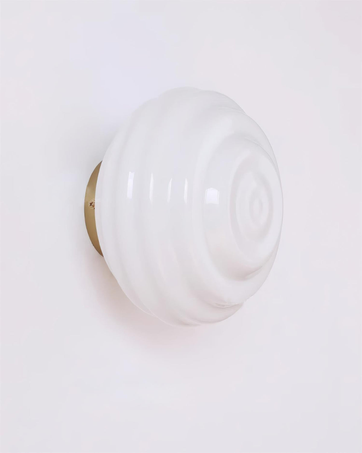 Duvia Rippled Glass Wall Lamp-Neutral Decor
