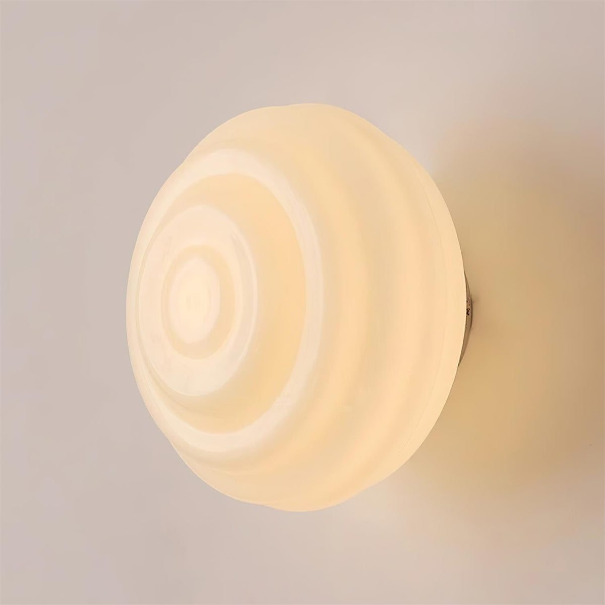 Duvia Rippled Glass Wall Lamp-Neutral Decor