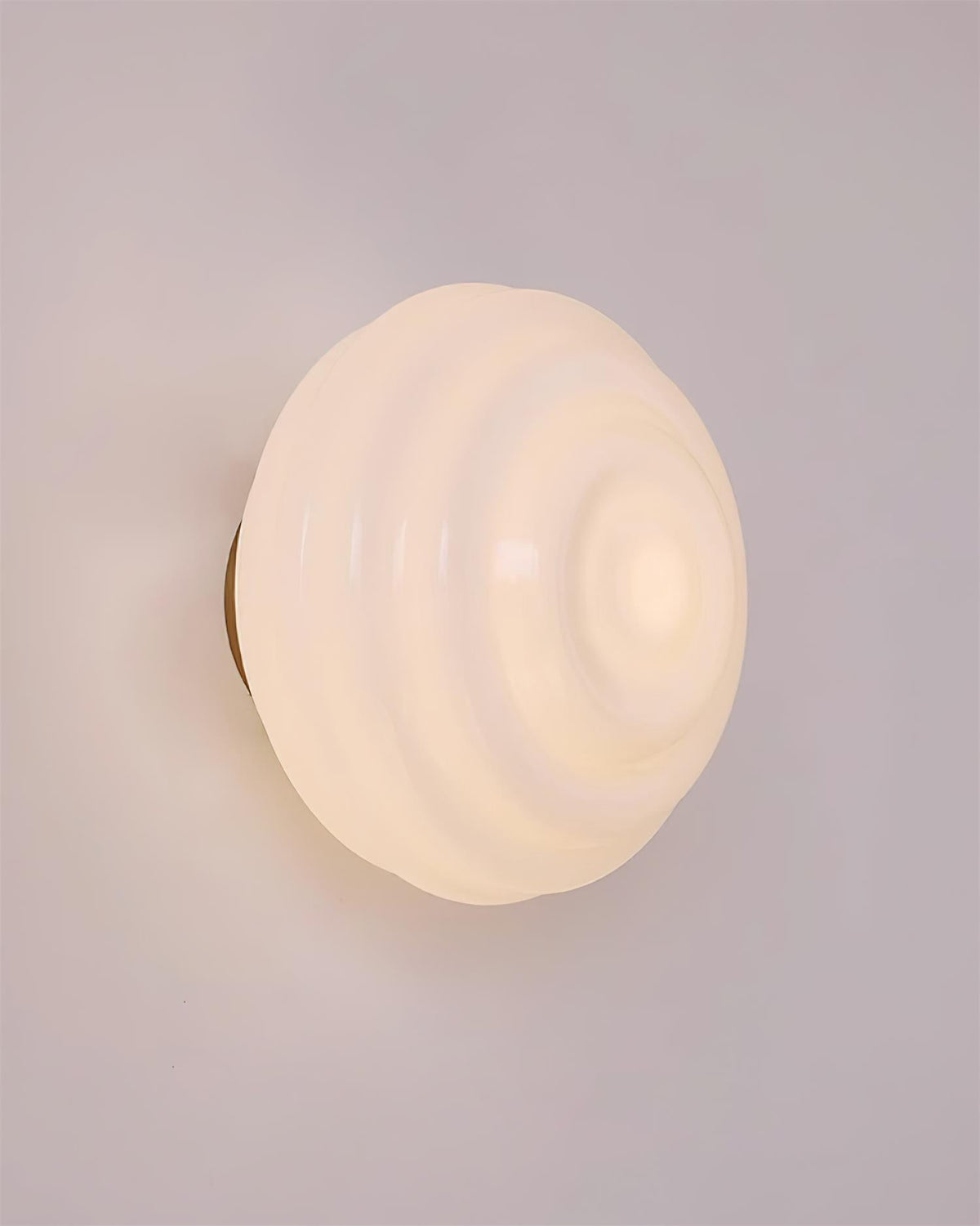 Duvia Rippled Glass Wall Lamp-Neutral Decor