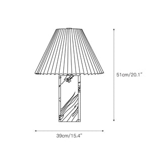 Teriinelia Lampe à Poser