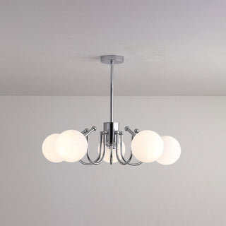 Aurora Lustre Globe en Chrome Moderne
