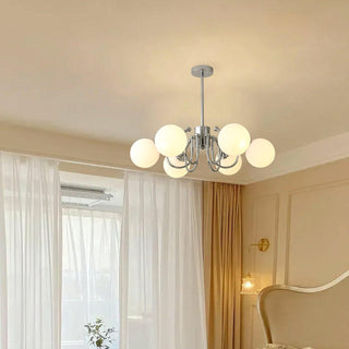 Aurora Lustre Globe en Chrome Moderne