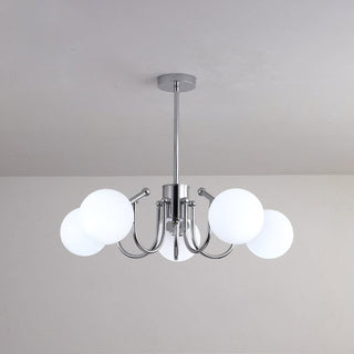 Aurora Lustre Globe en Chrome Moderne