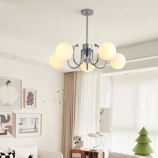 Aurora Lustre Globe en Chrome Moderne