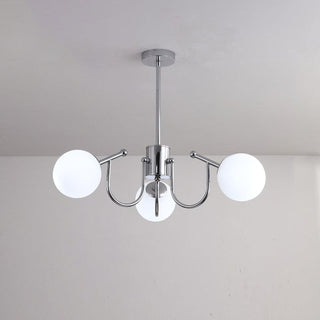 Aurora Lustre Globe en Chrome Moderne