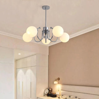 Aurora Lustre Globe en Chrome Moderne