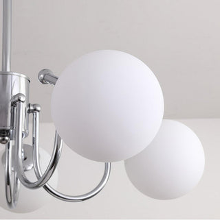 Aurora Lustre Globe en Chrome Moderne