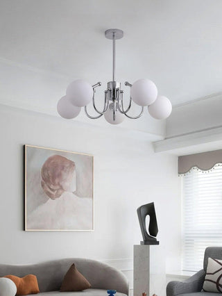 Aurora Lustre Globe en Chrome Moderne