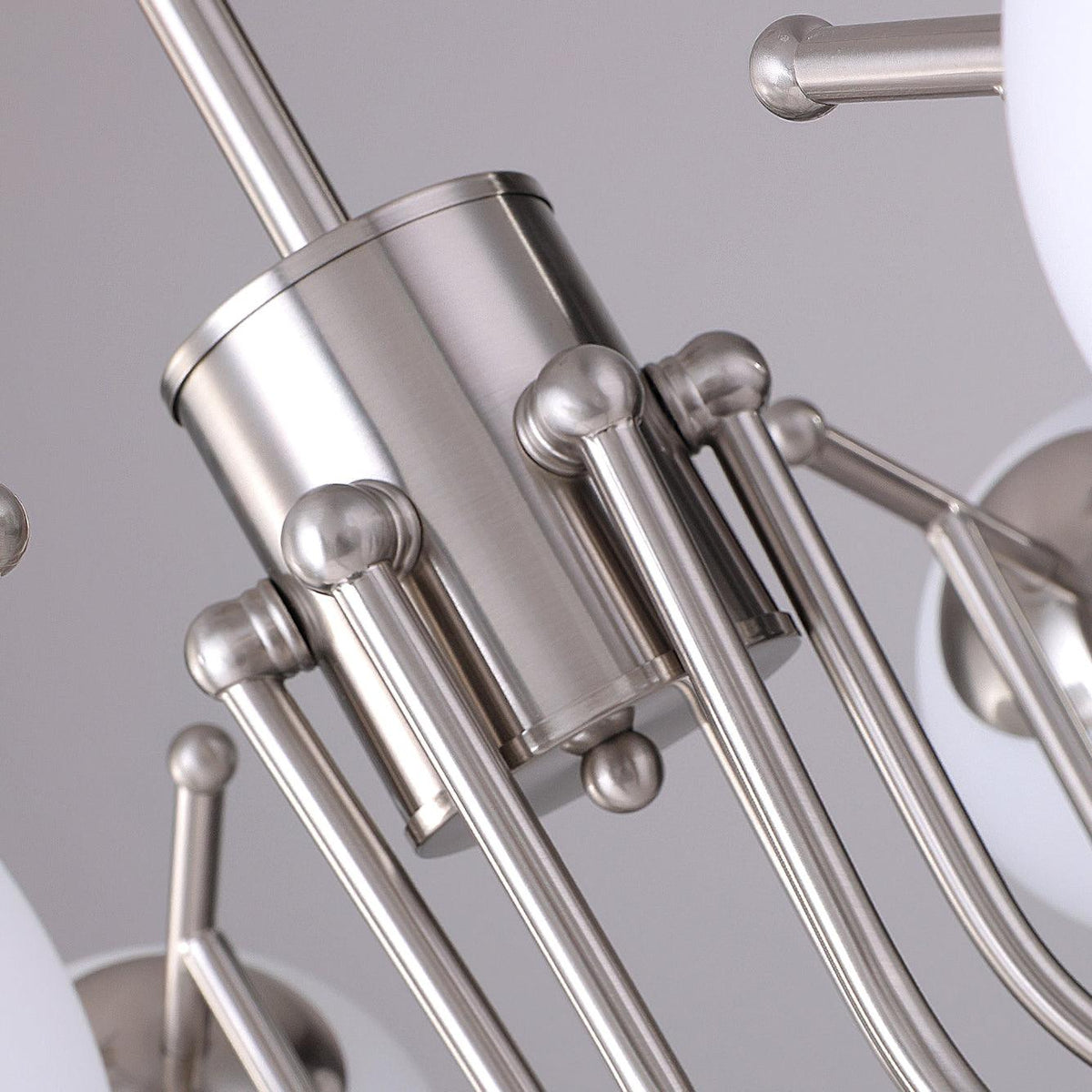 Ceduna Lustre Globe en Chrome Moderne