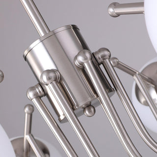 Aurora Lustre Globe en Chrome Moderne