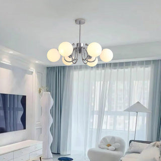 Aurora Lustre Globe en Chrome Moderne