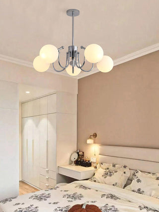 Aurora Lustre Globe en Chrome Moderne