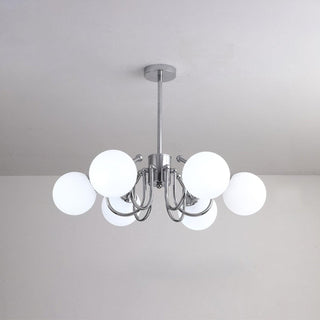 Aurora Lustre Globe en Chrome Moderne
