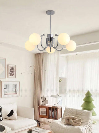 Aurora Lustre Globe en Chrome Moderne