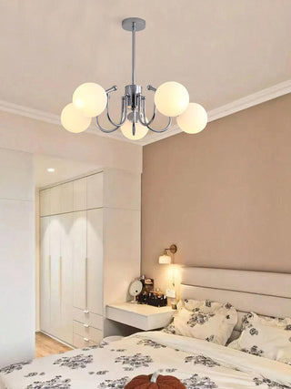 Aurora Lustre Globe en Chrome Moderne