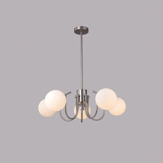 Aurora Lustre Globe en Chrome Moderne