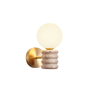 Ljomuvyh Moderne Minimaliste Travertin Verre Applique Murale
