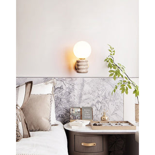 Ljomuvyh Moderne Minimaliste Travertin Verre Applique Murale