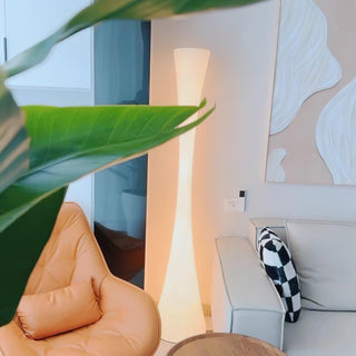 Orelanora Lampadaire Blanc Moderne