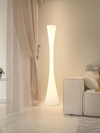 Orelanora Lampadaire Blanc Moderne