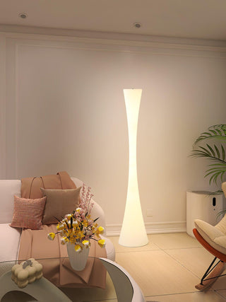 Orelanora Lampadaire Blanc Moderne