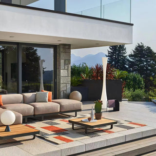 Orelanora Lampadaire Blanc Moderne
